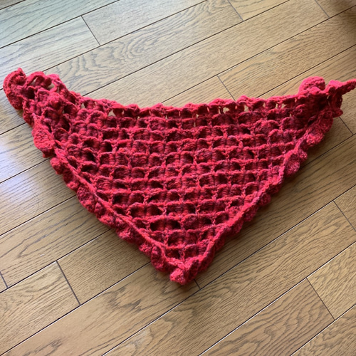 リーフデザインマフラー or 赤ずきん風ほっかむり マフラー 秋 通販