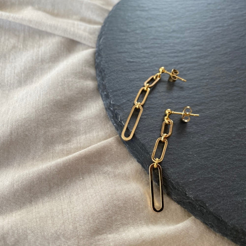 ☆シルバー追加☆オーバル3連リングのピアス/イヤリング ピアス