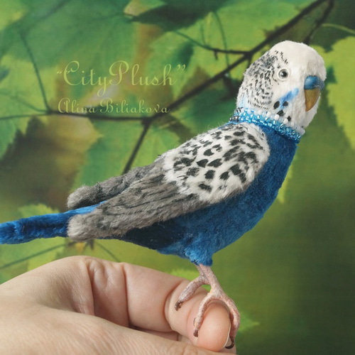 ハンドメイド作家 セキセイインコ 原種 オス 10cm, アーティスト
