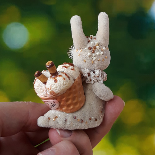 アイスクリームカタツムリ ぬいぐるみ CityPlush 通販 8121701｜Creema