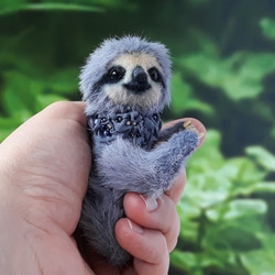 ナマケモノさん 動物フィギュア  アーティストテディおもちゃ 1枚目の画像