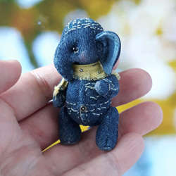 ブルーデニムぬいぐるみミニ象 あみぐるみ CityPlush 通販 9763533
