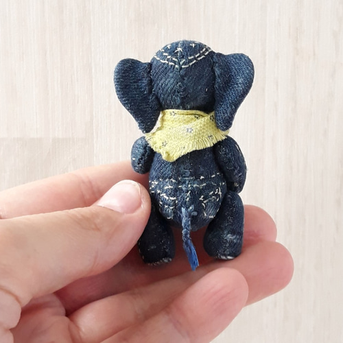 ブルーデニムぬいぐるみミニ象 あみぐるみ CityPlush 通販 9763533