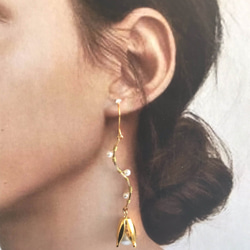 Jardin du Luxembourg / 日本迷你珍珠 手作限量訂製 德國樹脂珍珠  歐式耳環 簡約優雅 修飾臉型 第7張的照片