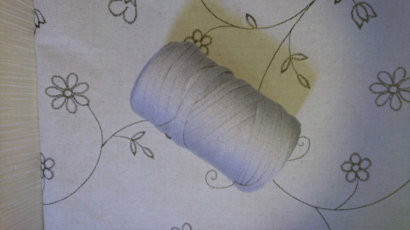 Tシャツヤーンコットン5m/灰色グレー/マスクゴム紐に最適 オシャレ⭐ 1枚目の画像