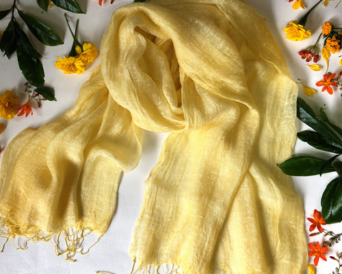 【新品】武州草木染シルク混手染め手紡ぎ段染めのれん85×150cm よもぎ 新品】武州草木染シルク混手染め手紡ぎ段染めのれん85×150cm よもぎ