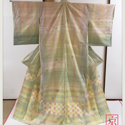 紬織着物　雲中花宴(うんちゅうかえん) 1枚目の画像