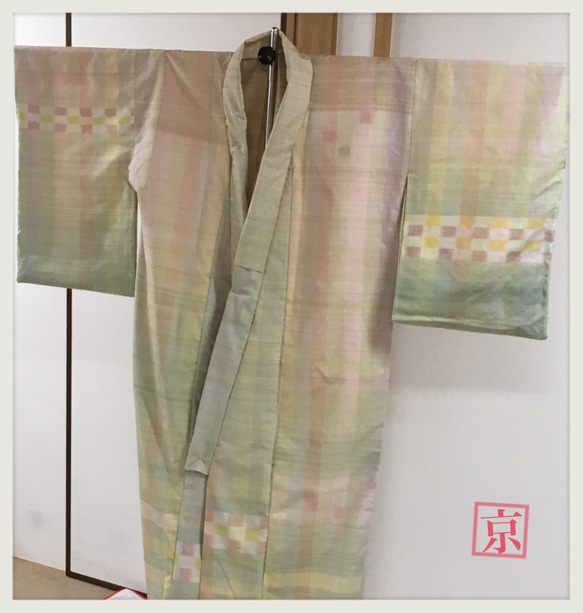 紬織着物　雲中花宴(うんちゅうかえん) 2枚目の画像