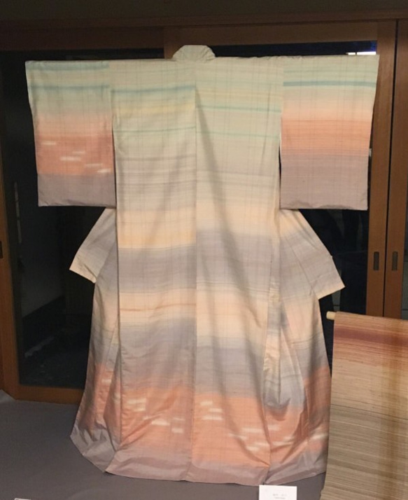 紬織着物　聖海黎明(せいかいれいめい) 1枚目の画像