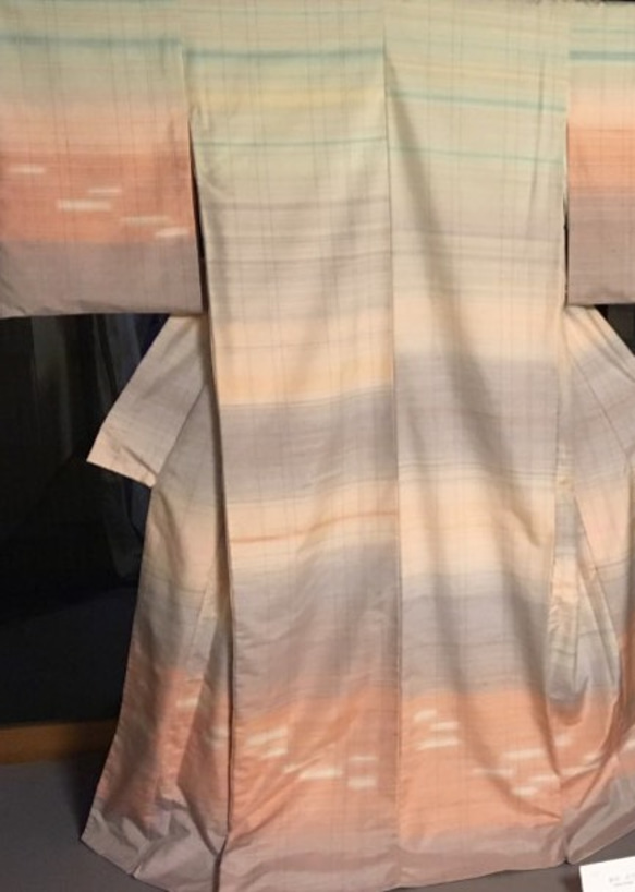 紬織着物　聖海黎明(せいかいれいめい) 2枚目の画像