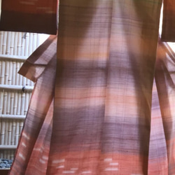 紬織着物　聖海黎明(せいかいれいめい) 4枚目の画像