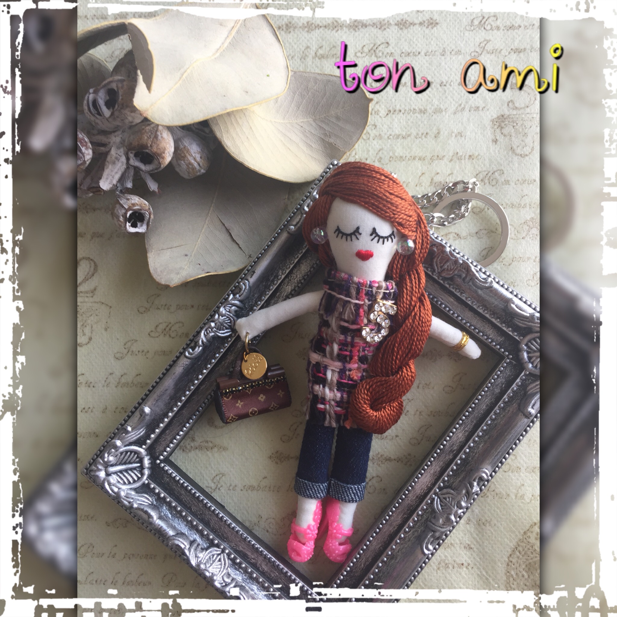 ルルべちゃん　バッグチャーム ルルベちゃん（受注作製） バッグチャーム lily＊doll 通販