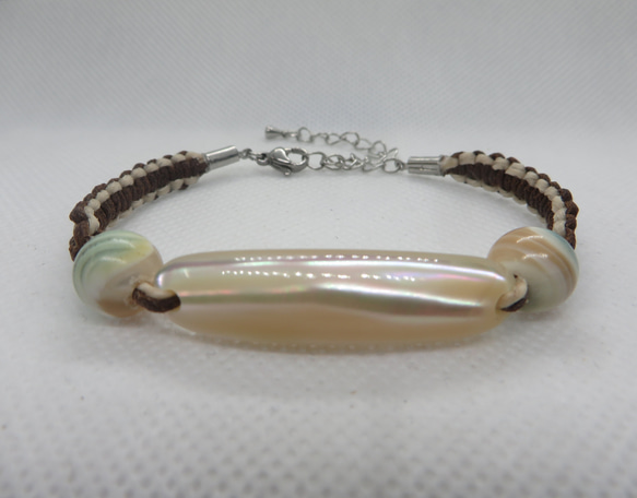 ブレスレット(真珠色) 2枚目の画像