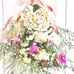 ドライフラワースワッグbouquet＊優しい花束♡Mothers DAYギフト 2枚目の画像