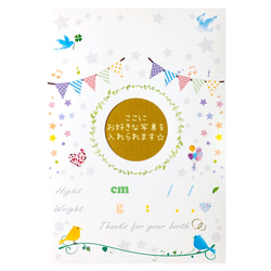 世界に１つ✴︎ 手作りベビーポスター☆ 幸せの青い鳥　Hello My Sunshine 2枚目の画像
