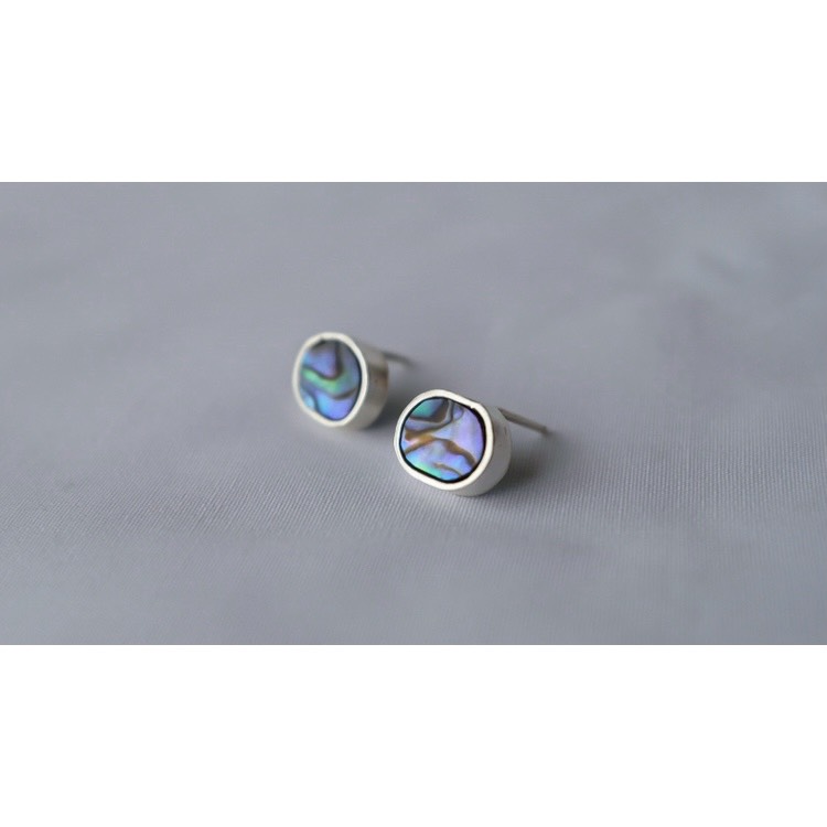 孔雀貝のピアス　両耳