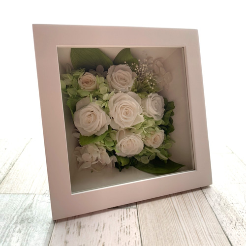 お支払い済ご確認用♪プリザーブドフラワー アレンジ オーダー ◇オーダーメイド彫刻◇受注制作◇ プリザーブドフラワー