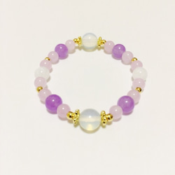 Hydrangea Purple mini Bracelet 3枚目の画像