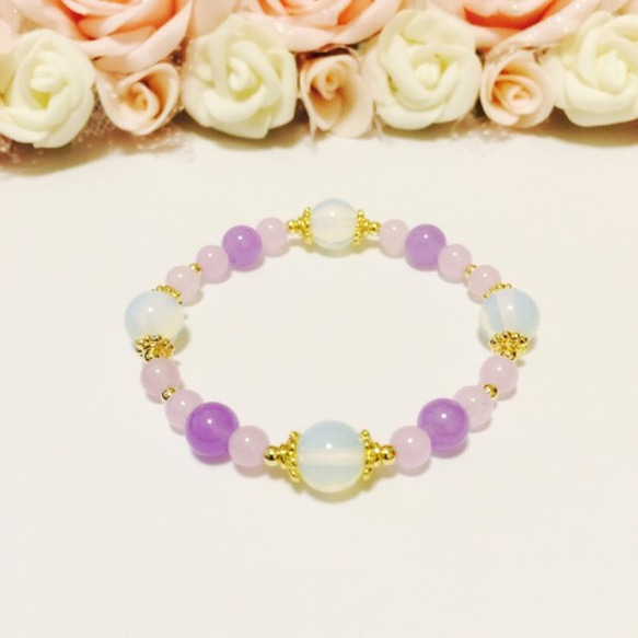 Hydrandea Purple Bracelet 1枚目の画像