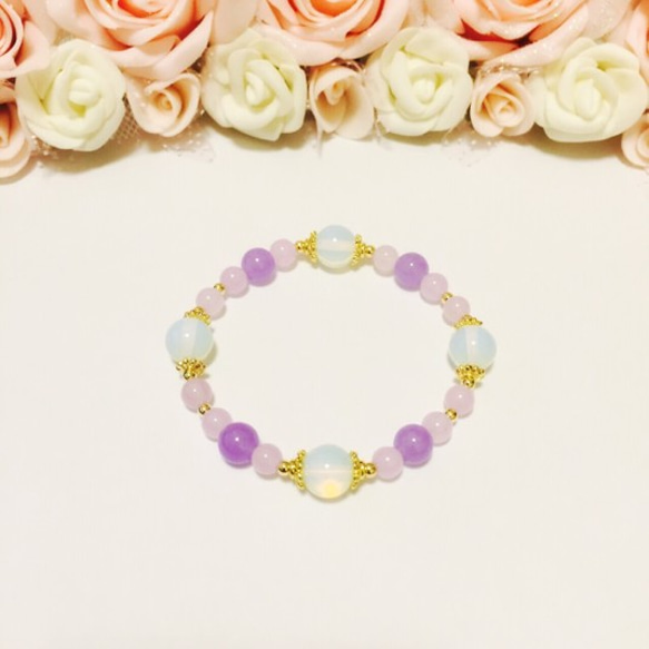 Hydrandea Purple Bracelet 2枚目の画像