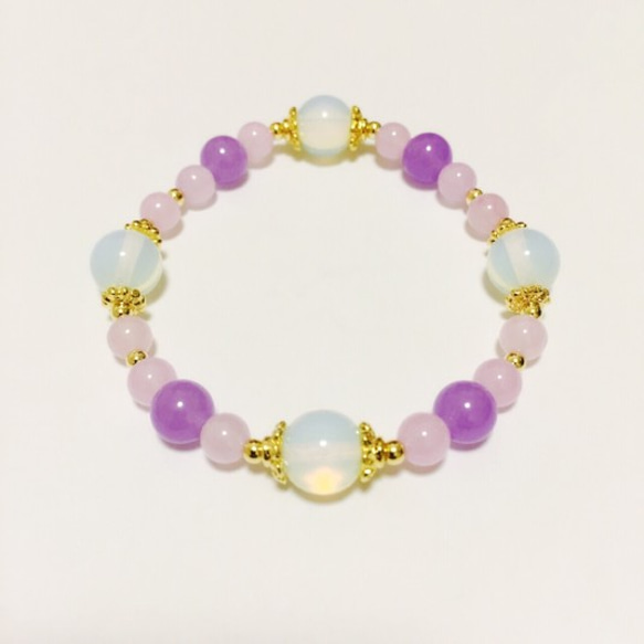 Hydrandea Purple Bracelet 3枚目の画像