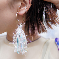 【引揃え糸 ぽんぽんファー】ラッピングやアクセサリー作りに♡ まとめ買いがお得 8枚目の画像