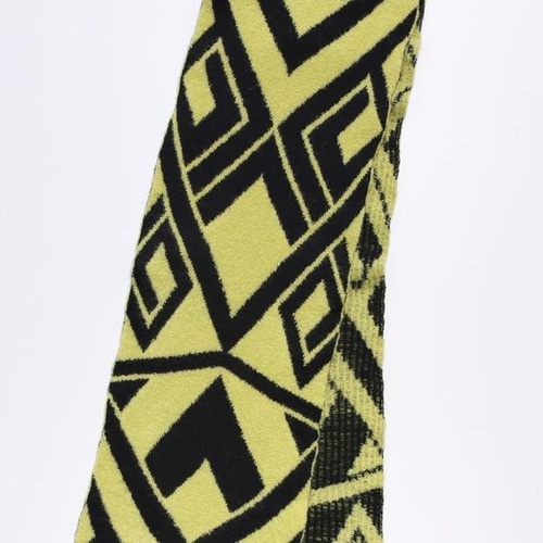 保温性抜群 幾何学模様のふわふわスリムマフラー(カラフル1)】 ベビー