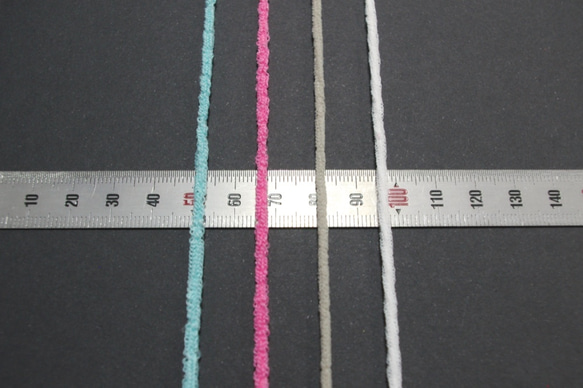 【選べる8色】 計20m 超伸縮 マスク用 ふわふわ ゴムひも 6枚目の画像