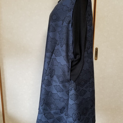 着物リメイク　ジャンパースカート（総裏付き） 3枚目の画像