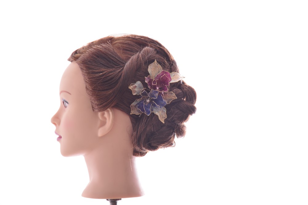 Biooming*ミニバラ（アメリカンフラワー・髪飾り・成人式・卒業式・結婚式）