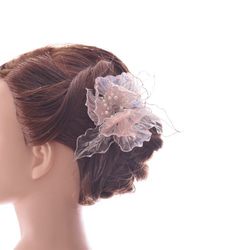 Blooming*シャクヤク・ベルナール（アメリカンフラワー・髪飾り・成人式・卒業式・結婚式） 1枚目の画像