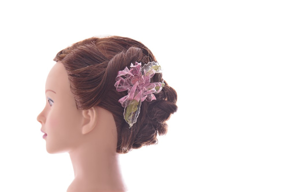 Blooming*グロリオサ（アメリカンフラワー・髪飾り・成人式・卒業式・結婚式） 1枚目の画像
