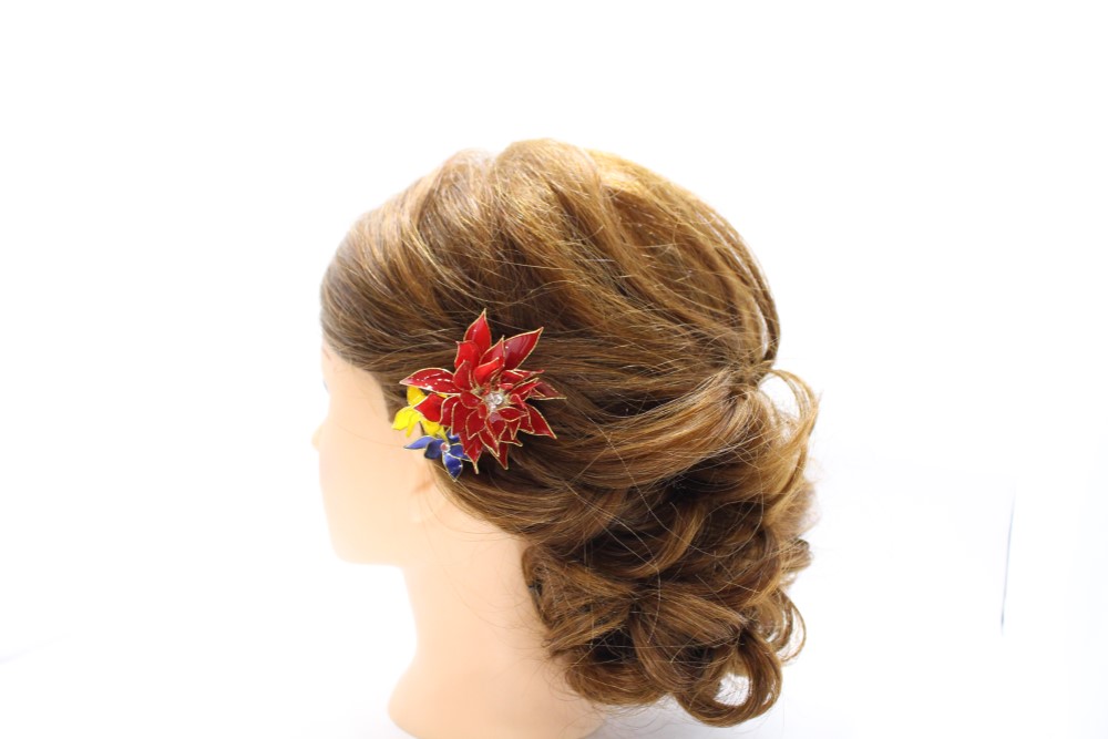 Blooming*花火【赤】（アメリカンフラワー・成人式・卒業式・結婚式）