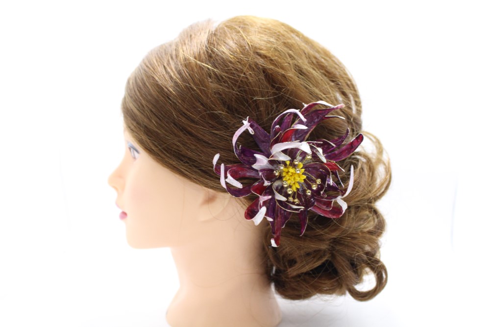 Blooming＊菊（アメリカンフラワー・髪飾り・謝恩会・二次会・お呼ばれ）