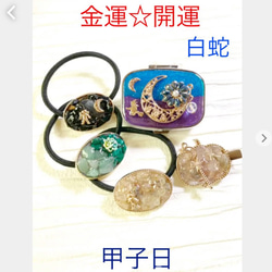 巳の日☆最強金☆特☆化☆白蛇頭2亀の甲羅入り最強☆波動