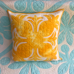 ハワイアンキルト クッションカバー パイナップル 45×45cm クッション