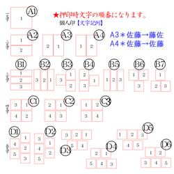 実印/銀行印に最適•梵字入り黒水牛15mm&格子柄ケース 5枚目の画像