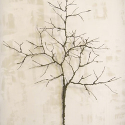 小枝を模ったワイヤーオブジェ 3枚目の画像