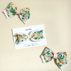 ライフル紙株式会社アメリカの花布ヘッドバンドヘアバンド農村風小さな新鮮な蝶の赤ちゃん 3枚目の画像