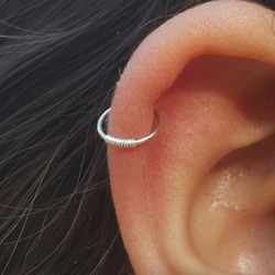 ピアスフープ Nose Ring, Nose Hoop, 鼻リング 5枚目の画像