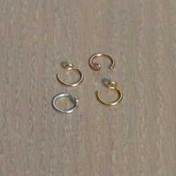 14kGF Fake Nose Ring, Sterling Silver Fake Nose Hoop, 偽鼻用リング 1枚目の画像