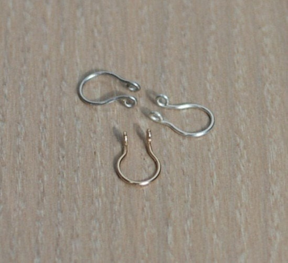 14kGF Fake Nose Ring, Sterling Silver Fake Nose Hoop, 偽鼻用リング 2枚目の画像