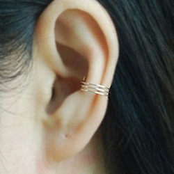 イヤーカフ Very Thin Silver / 14kgf  Ear cuff 3枚目の画像