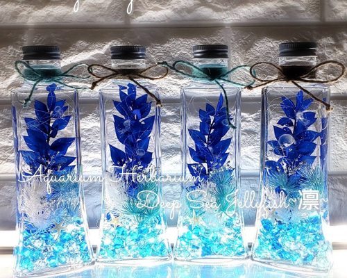 海花セール❣️海花★バラエティセット　ハーバリウム 花材　1104-A 鉢花 花色おまかせシンビジウム 2本立て 1鉢 /【送料グループ