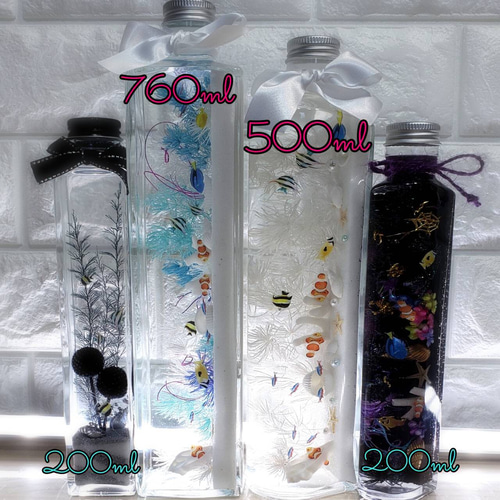 限定 Big ハーバリウム 天然星の砂 海ハーバリウム ハーバリウム・植物