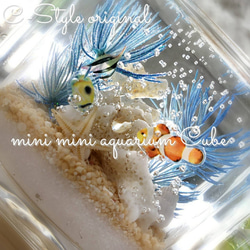 可愛い 海ハーバリウム  ～mini mini aquarium CUBE～ 4枚目の画像
