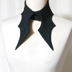 GothicLolitaチョーカータイプ コウモリ付け襟ブラック Atype その他  