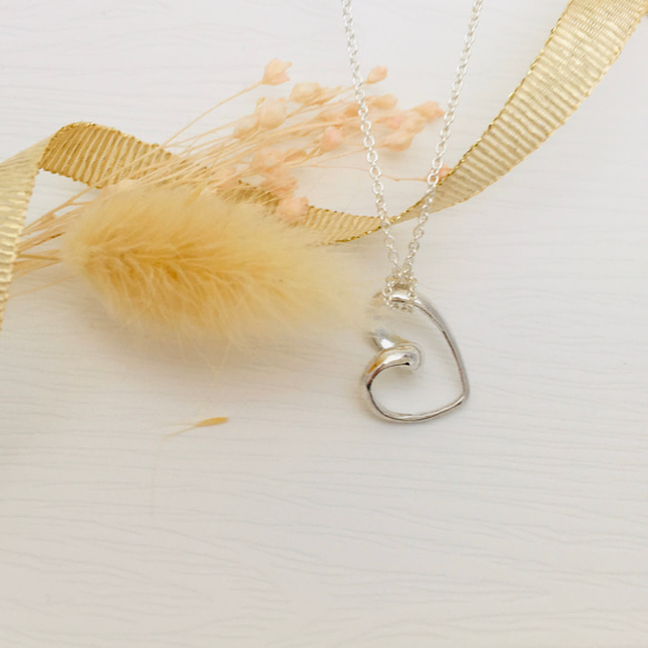 ∞ReverseLove∞スターリングシルバーLoveネックレス ネックレス