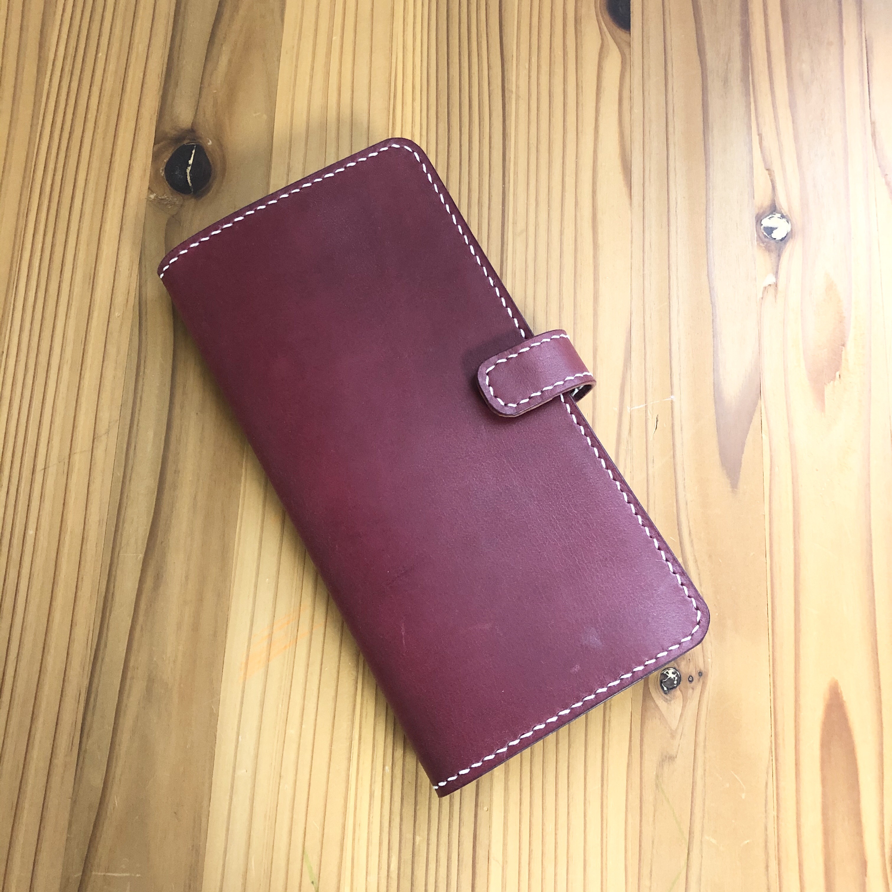 long wallet 小銭たっぷり(purple)