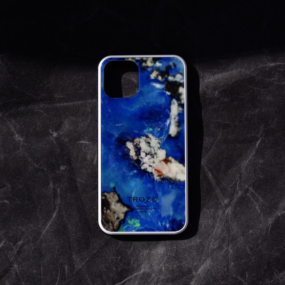 No. 022 鉱物原石 iPhone スマホケース Opal / オパール 【強化ガラス製】 3枚目の画像